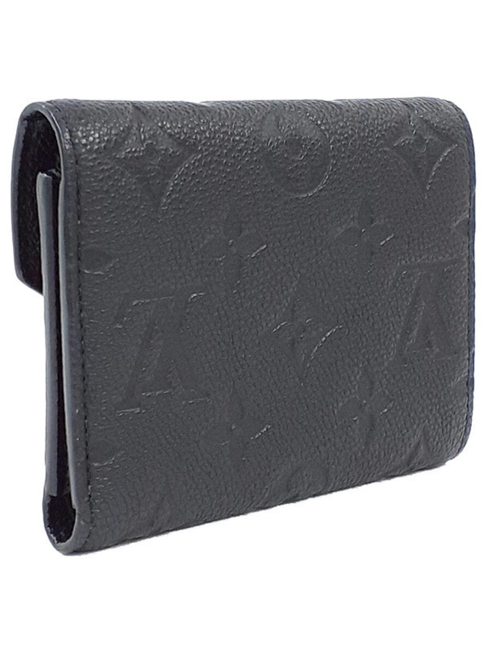 Louis Vuitton Wallet Tri fold Portefeuille Victorine Empreinte Monogram Brown